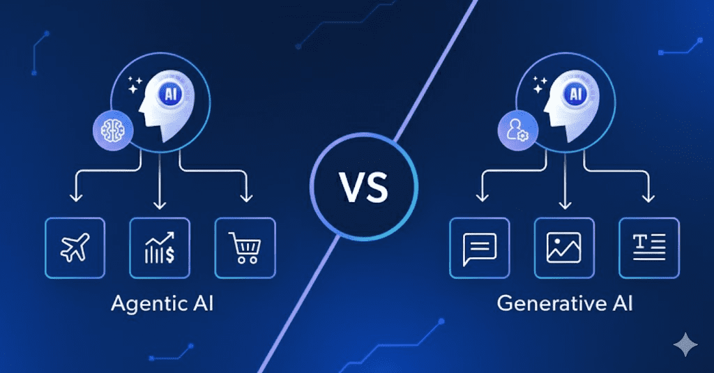 The Intelligent Alliance: Unpacking the Critical Difference Between Generative AI and Agentic AI