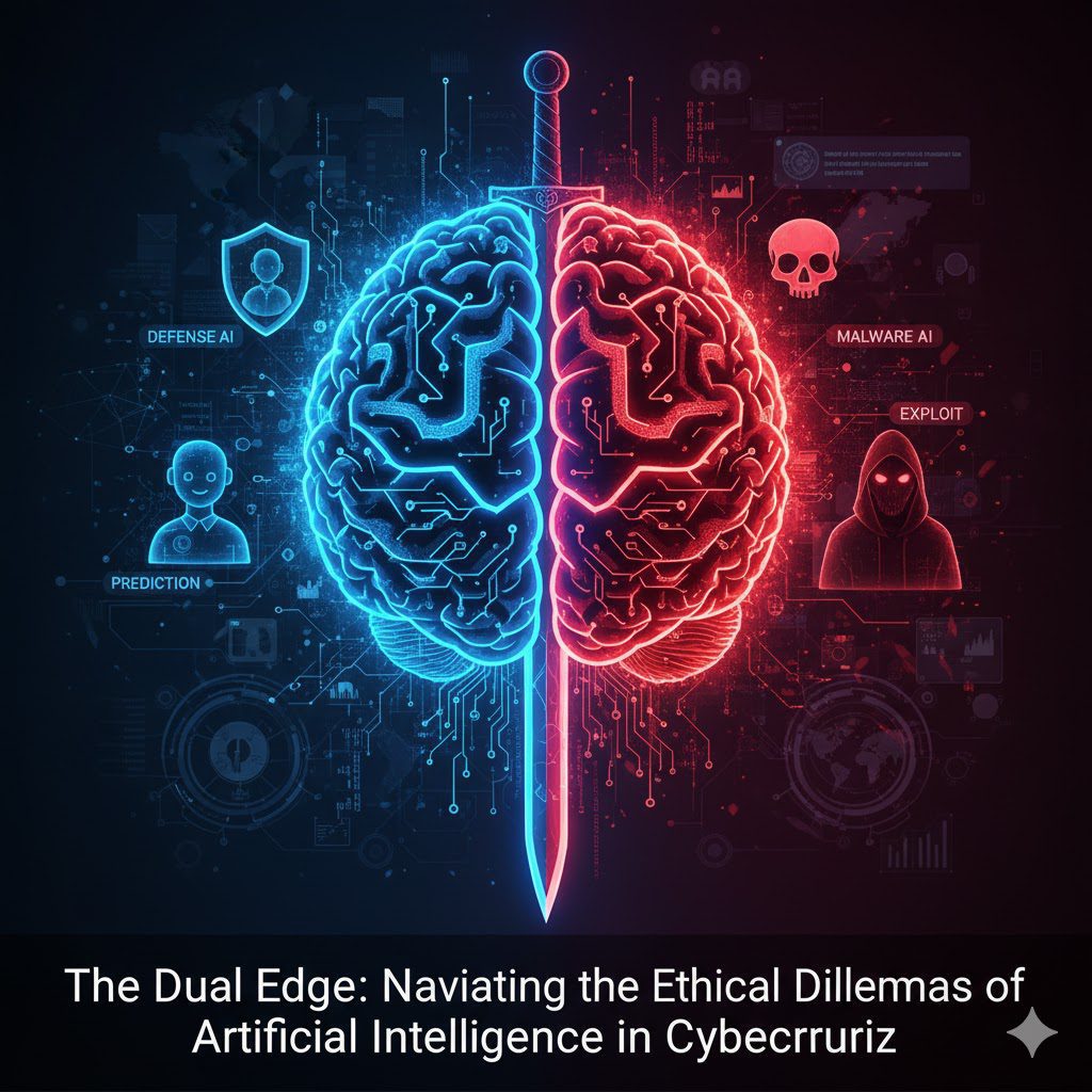 The Dual Edge: Navigating the Ethical Dilemmas of Artificial Intelligence in Cybersecurity