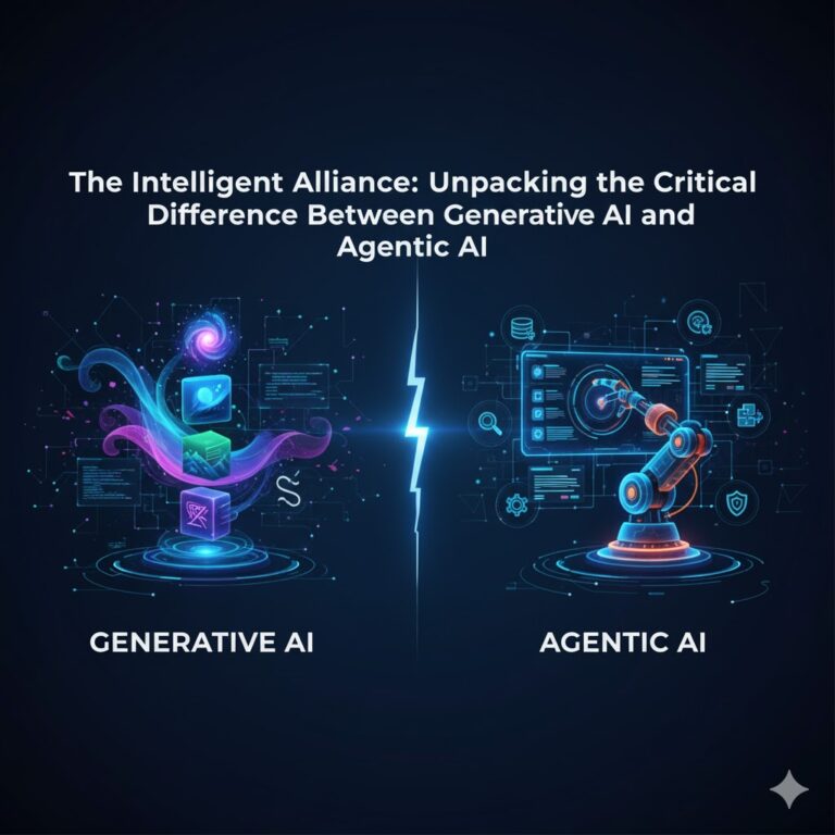 The Intelligent Alliance: Unpacking the Critical Difference Between Generative AI and Agentic AI