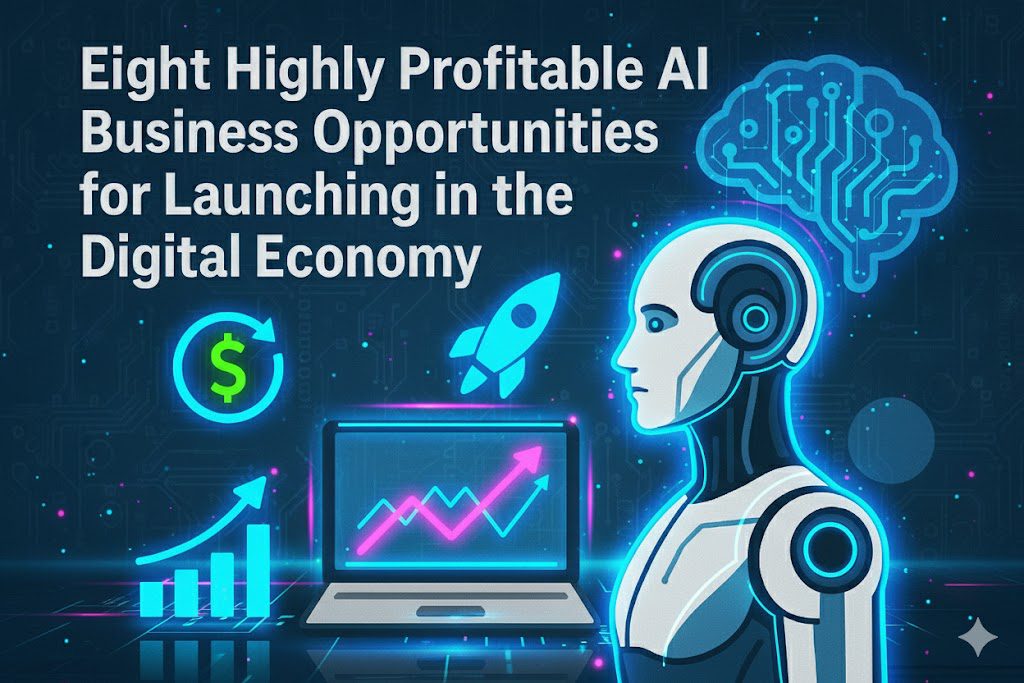 Eight Highly Profitable AI Business Opportunities for Launching in the Digital Economy