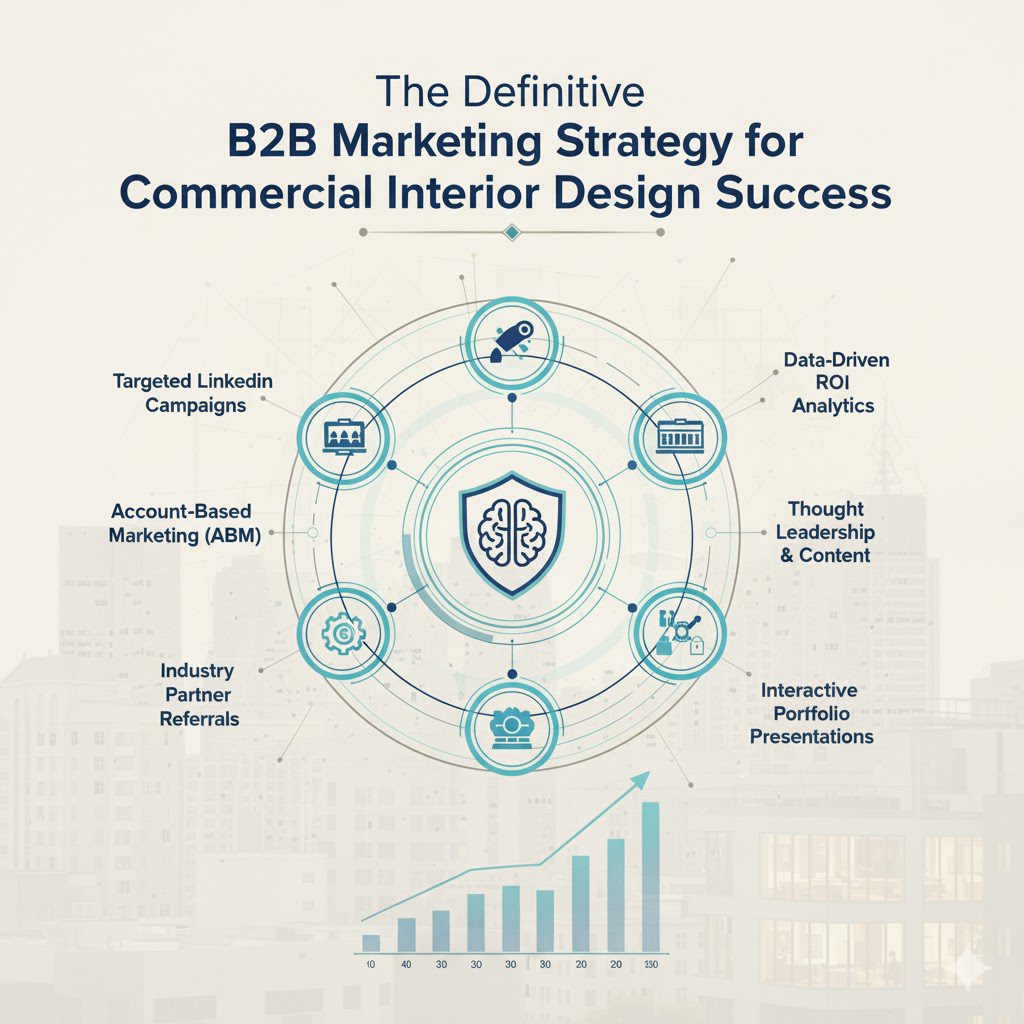 Architecting Growth: The Definitive B2B Marketing Strategy for Commercial Interior Design Success