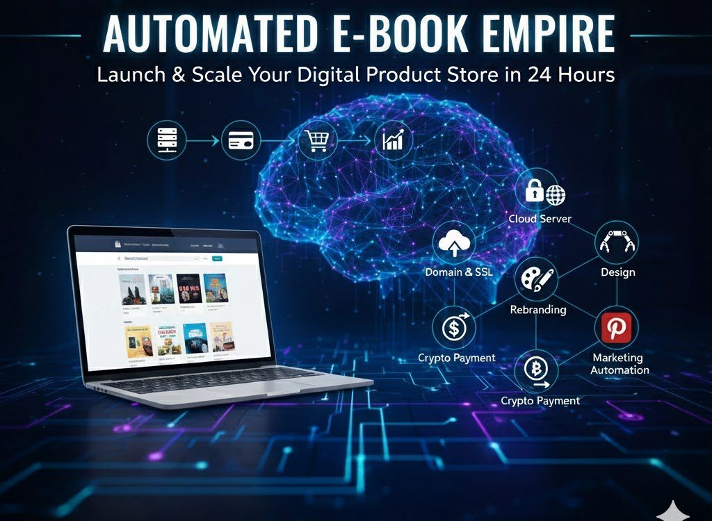 🚀 The Integrated Digital Product Strategy: Launching an E-Commerce Store and Automating Marketing in Under 24 Hours